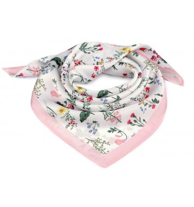 Esarfa satinata Spring Rhapsody