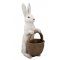 Decoratiune de gradina - Iepure cu Cos 24x15x42 cm