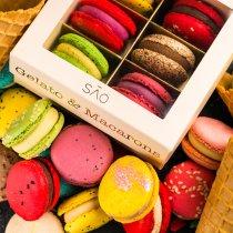 Set de 15 Macarons artizanal, la calitate de 3 stele Michelin