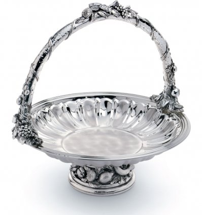 Fructiera argintata Nettuno Sera by Chinelli Italy