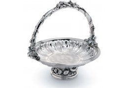 Fructiera argintata Nettuno Sera by Chinelli Italy