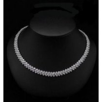 Statement Crystal Diamonds Necklace