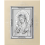 Icoana pe foita de argint cu Maica Domnului - 16 x 14 cm