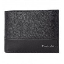 Portofel negru din piele Calvin Klein