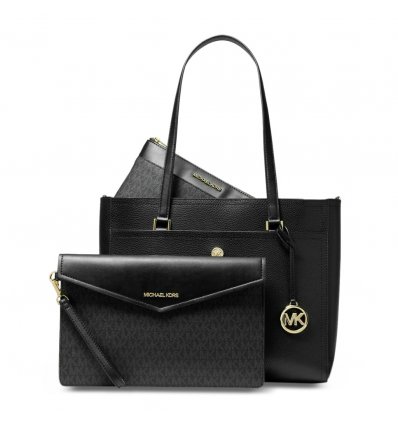 Geanta din piele Michael Kors Maisie Black