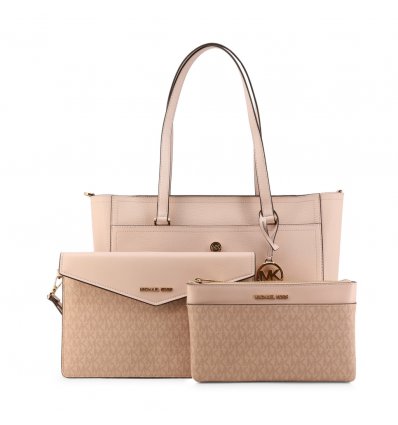 Geanta din piele Michael Kors Maisie Powder
