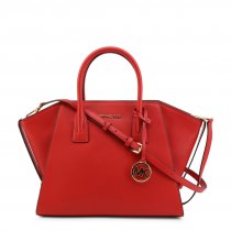Geanta din piele Michael Kors Red Flame