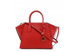 Geanta din piele Michael Kors Red Flame