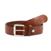 Curea din piele pentru barbati Bikkembergs Dark Brown