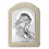 Iconita argintata Maica Domnului si Pruncul 6x9 cm