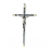 Crucifix Iisus Hristos argintat - 20 cm