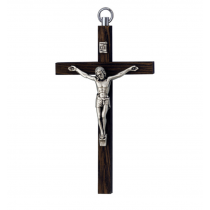 Crucifix din lemn cu Iisus Hristos 10 cm