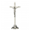Crucifix argintat cu Iisus Hristos 10 cm