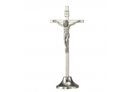 Crucifix argintat cu Iisus Hristos 10 cm