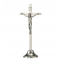 Crucifix argintat cu Iisus Hristos 10 cm