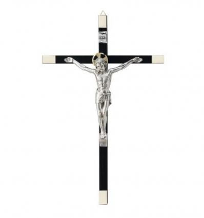 Crucifix din lemn cu Iisus Hristos 25 cm