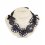 Colier cu perle si cristale Swarovski Elements Black Lace Parure Milano