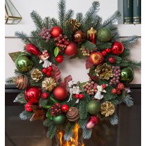 Coronita de brad, Christmas Angels, 60 cm - Christmas Luxury Gifts