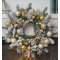 Coronita de brad, White Nutcracker, 60 cm - Christmas Luxury Gifts