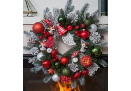Coronita de brad, Jingle Bells, 60 cm - Christmas Luxury Gifts