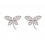 Cercei din argint 925 cu cristale cubic zirconia Silver Butterfly