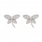 Cercei din argint 925 cu cristale cubic zirconia Silver Butterfly