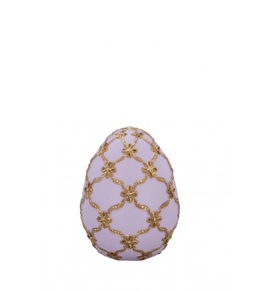Ou lila de Paste cu decoratiuni aurite