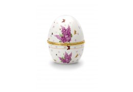 Caseta Ou Faberge din Portelan - Purple Lilac