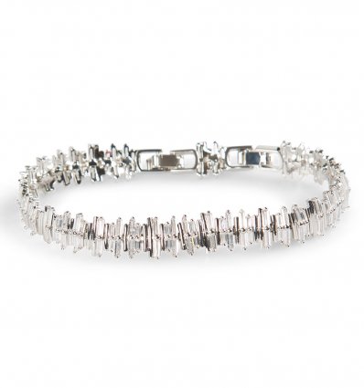 Bratara Diamond cu cristale cubic zirconia
