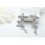 Cercei chandelier cu cristale cubic zirconia Blanche