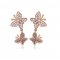 Cercei cu cristale cubic zirconia Rose Butterfly