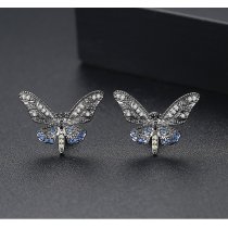 Cercei cu cristale cubic zirconia Beautiful Butterfly
