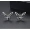 Cercei cu cristale cubic zirconia Beautiful Butterfly