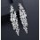 Cercei chandelier cu cristale cubic zirconia Charline