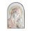 Icoana pentru Botez cu Fecioara Maria si Pruncul in culori calde, 6x9 cm