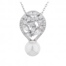 Colier cu cristale cubic zirconia Royal Pearl