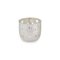 Candela argintata cu fulgi 4,5 cm, &Oslash; 5,0 cm