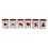 Set candele asortate de Craciun 6,5 cm, Ø 5,0 cm