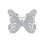 Shiny Butterfly - Brosa cu cristale cubic zirconia