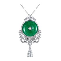 Colier cu cristale cubic zirconia Royal Jade