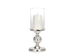 Sfesnic argintat Spherical Design - 29,5 cm