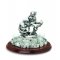 Statueta argintata Tiger cu suport de lemn pentru bauturi fine by Chinelli Italy