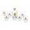 Sticla de whisky si 6 pahare Lion Gold by Chinelli