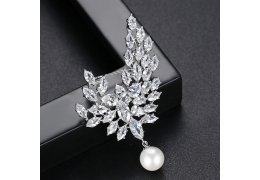 Brosa cu cristale cubic zirconia Crystal Wing