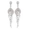 Cercei chandelier cu cristale cubic zirconia Blanche