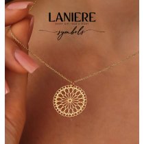 Colier din Argint - Gold plated - Mandala - Laniere Symbols