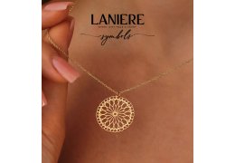 Colier din Argint - Gold plated - Mandala - Laniere Symbols