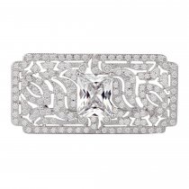 Brosa cu cristale cubic zirconia Diamond