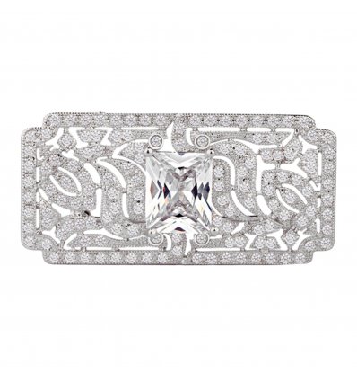 Brosa cu cristale cubic zirconia Diamond