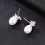 Cercei din Argint 925 Delicate Pearl Flower